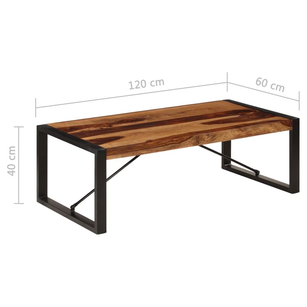47.2"x23.6"x15.7" Solid Sheesham Wood Coffee Table N713633