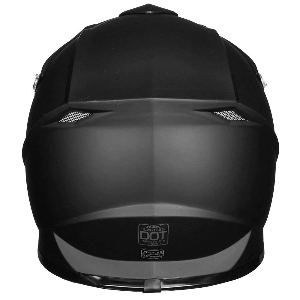 Adult Full Face Motorcycle Helmet, DOT Approved, Matte Black K3096