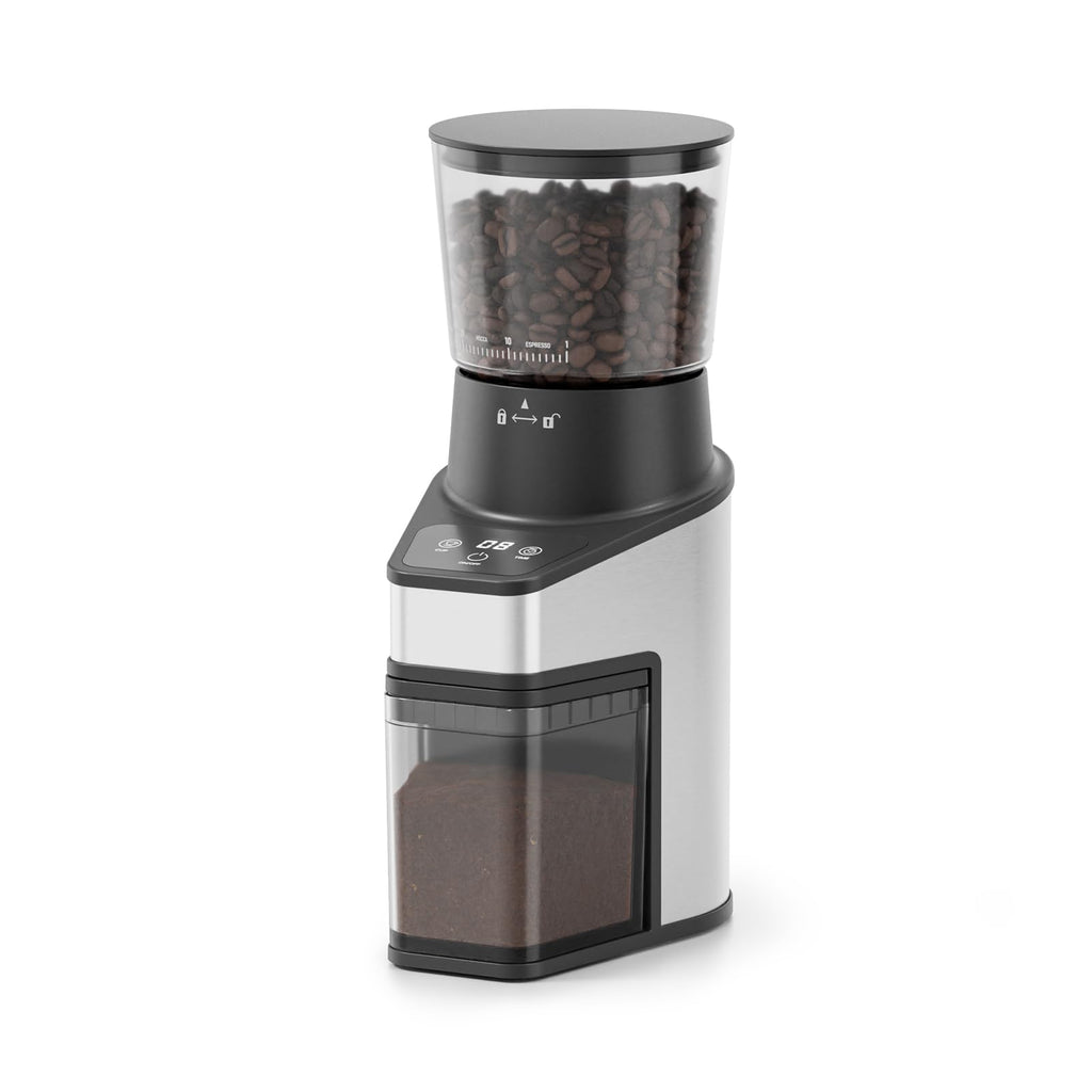 Conical Burr Coffee Grinder, 60 Settings, Black D771