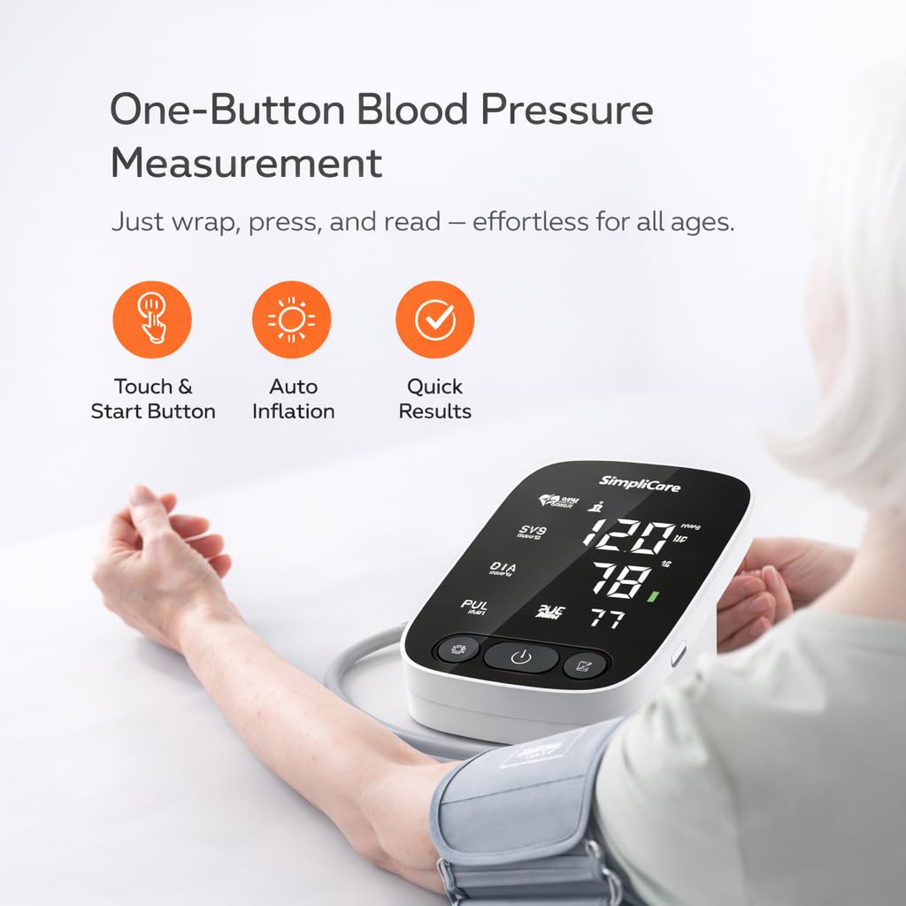 Blood Pressure Monitor with XL Cuff and LED Display U1816