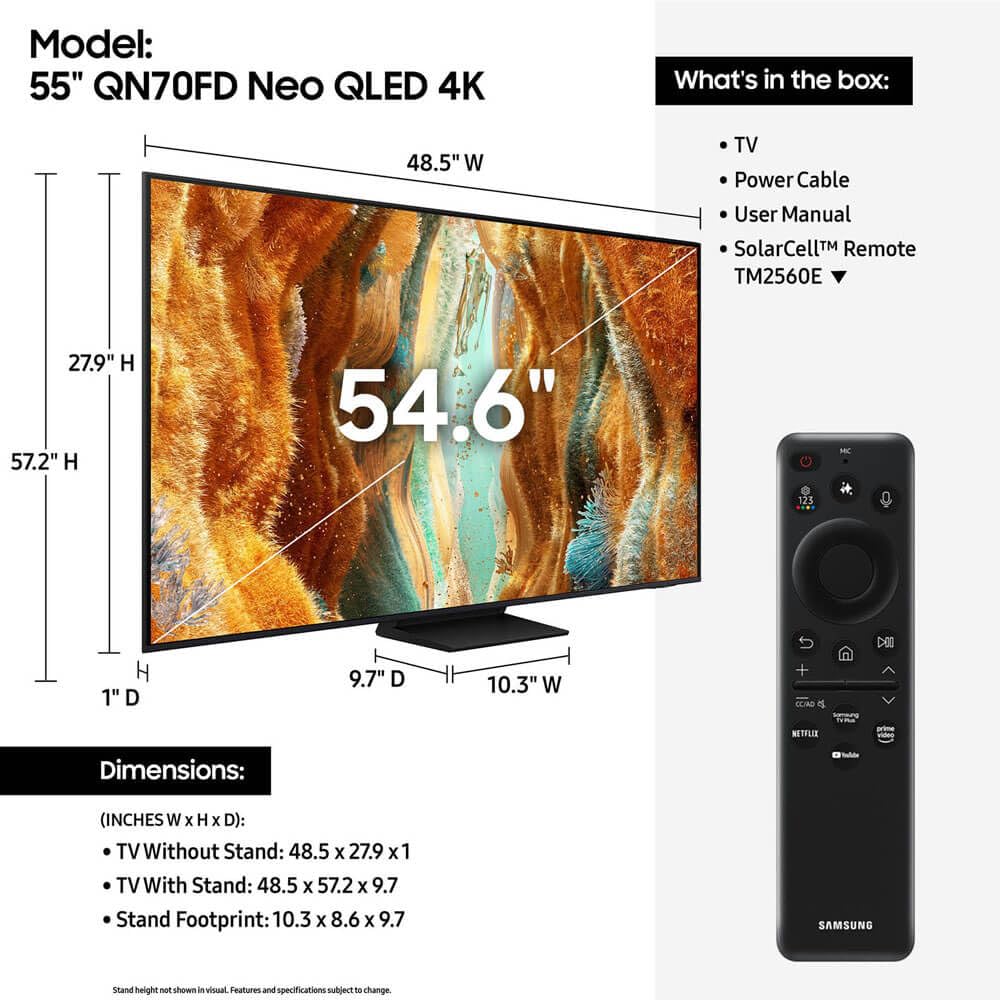 55 inch Neo QLED 4K Mini LED Smart TV K7697