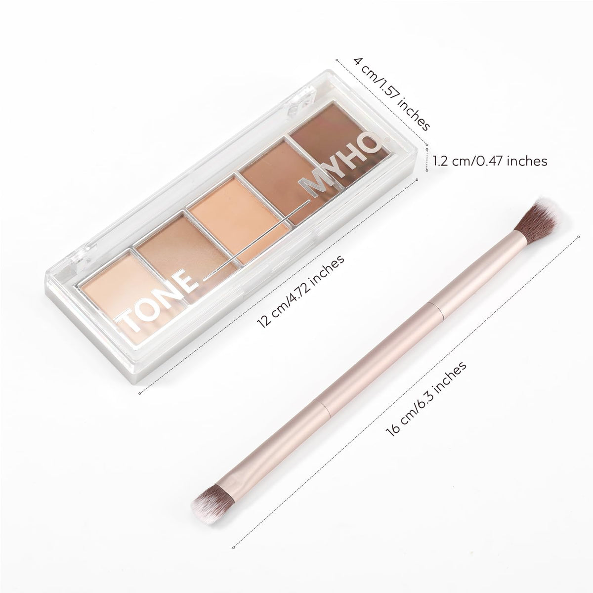 5 Colors Matte Eyeshadow Palette T609582