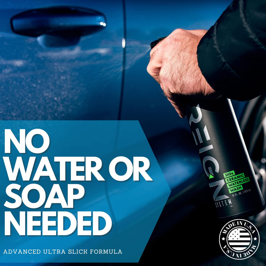 Ceramic Waterless Car Wash Spray with SiO2 Wax, 16 oz O6089