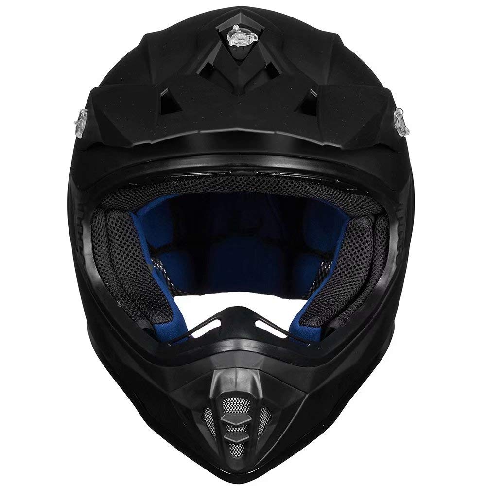 Adult Full Face Motorcycle Helmet, DOT Approved, Matte Black K3096