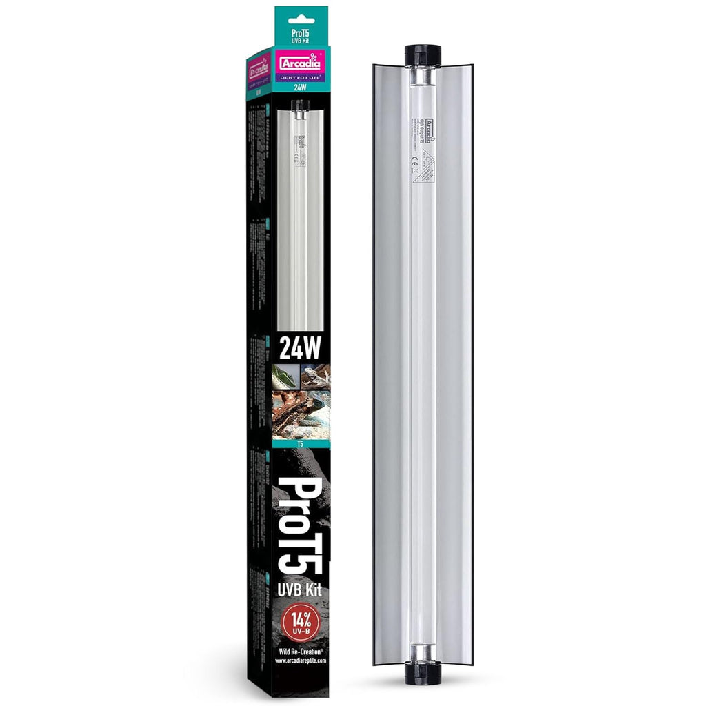 24" 24 Watts 14% UVB Reptile Light Fixture Kit B24122