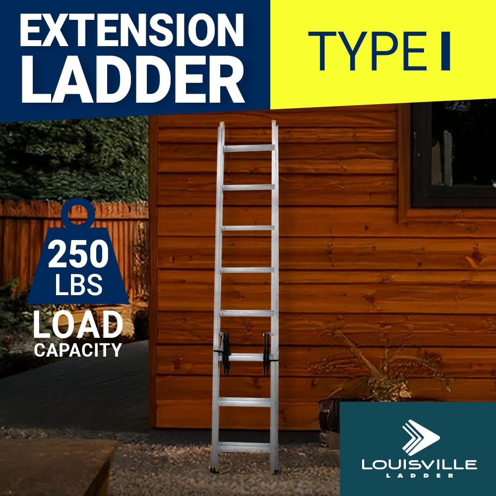 16 ft Aluminum Extension Ladder J339