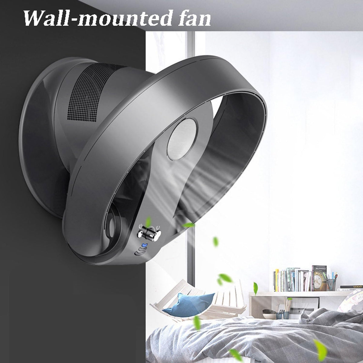 Bladeless Cooling Table Fan Wall Mount 3 Speeds Timer N23368