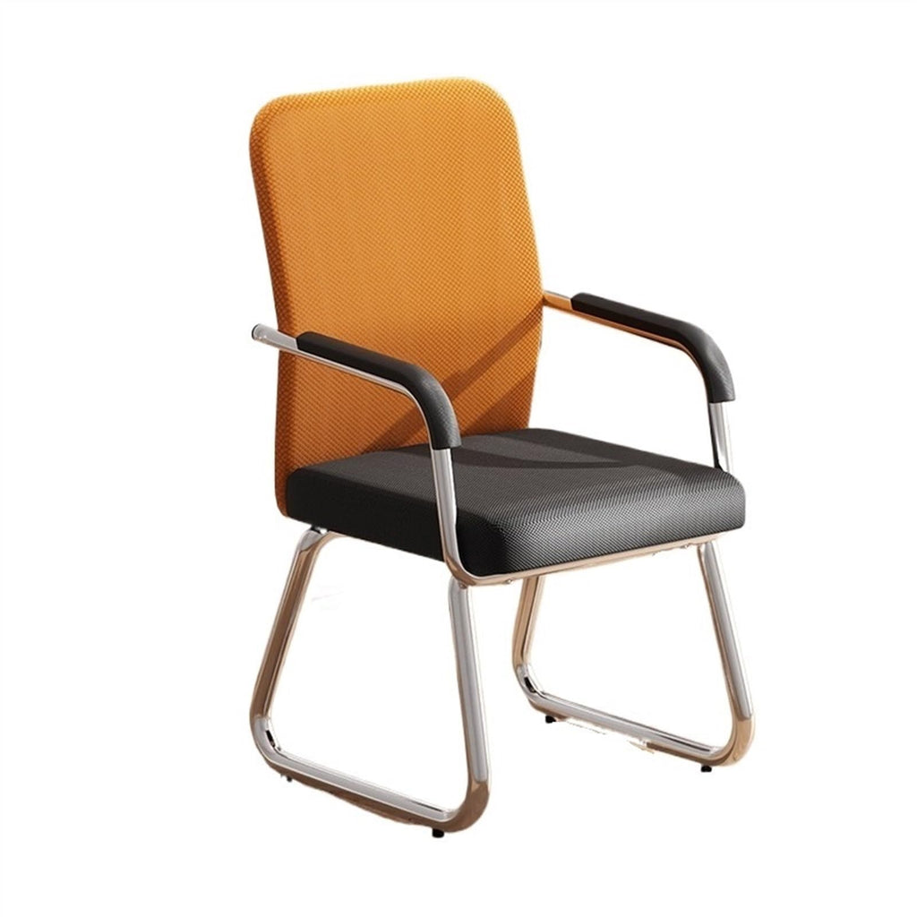 Breathable Mesh Office Chair with Armrests and Chrome Plated Metal Frame X180992