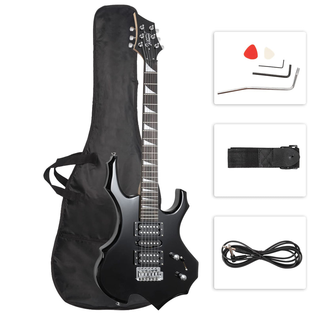 Black Electric Guitar with Accessories Pack G601532