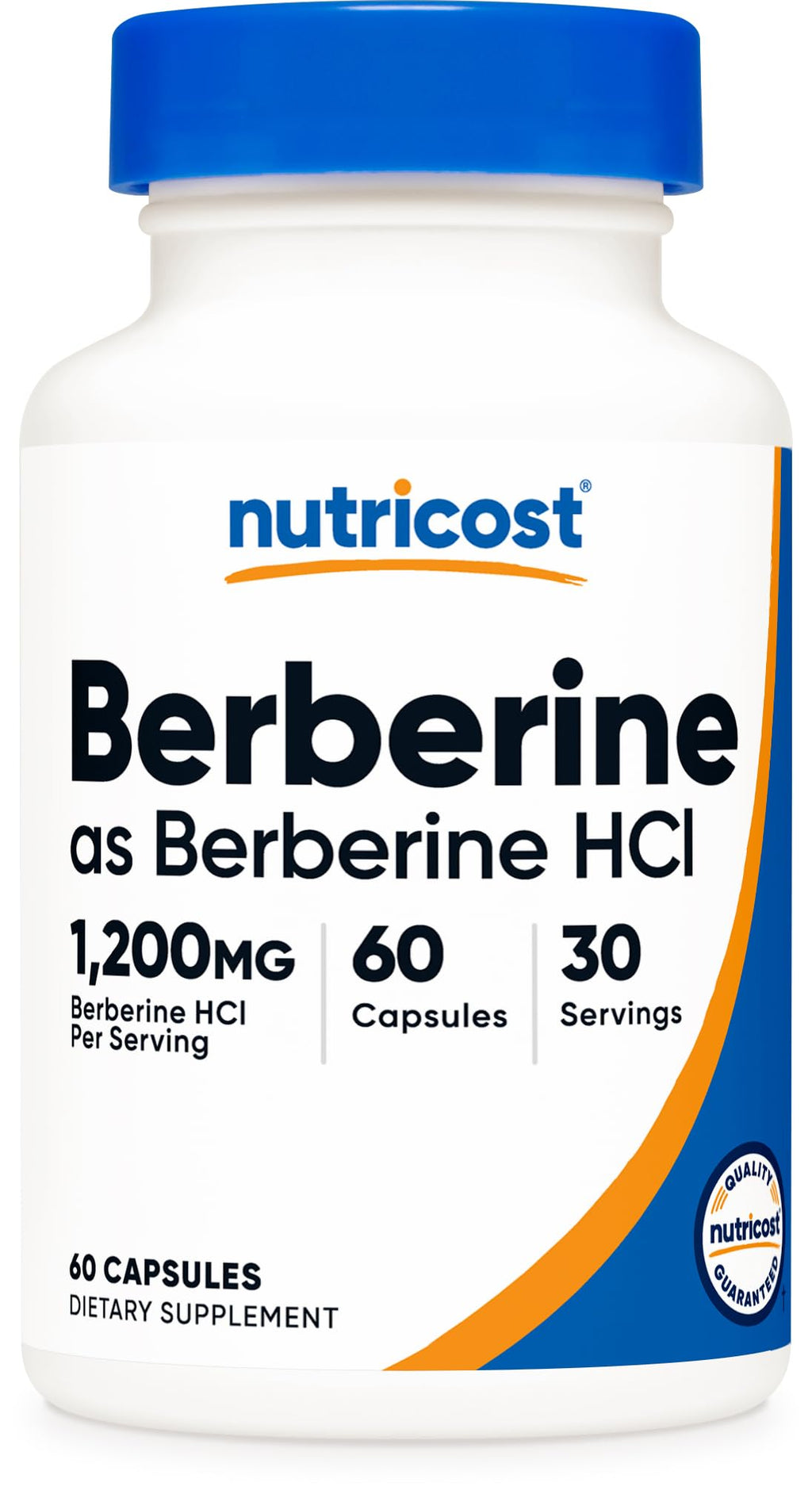 Berberine HCl 1,200mg 60 Capsules Q184