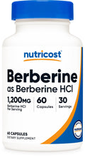 Berberine HCl 1,200mg 60 Capsules Q184