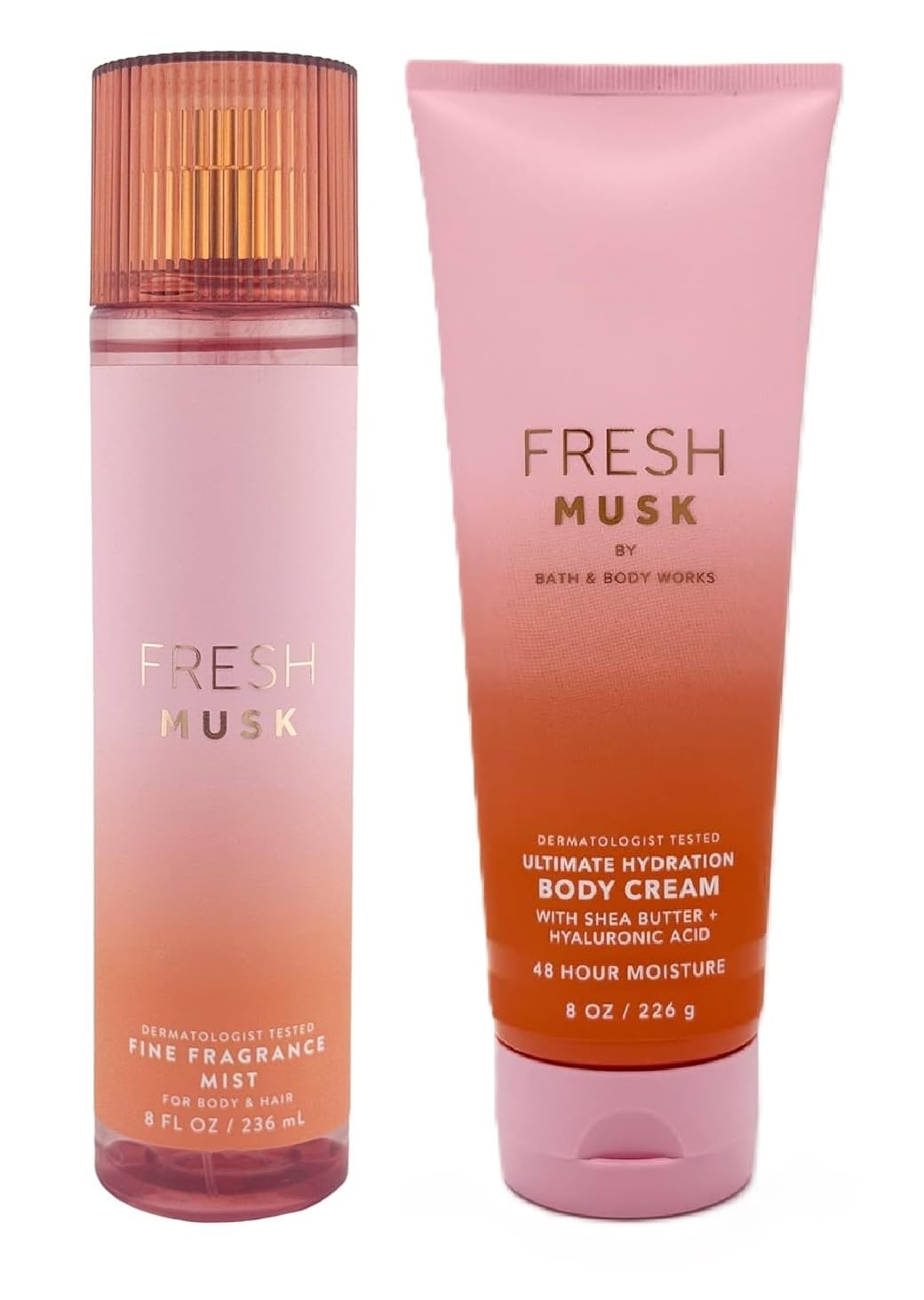 Fresh Musk Mist and Body Cream Set G10314