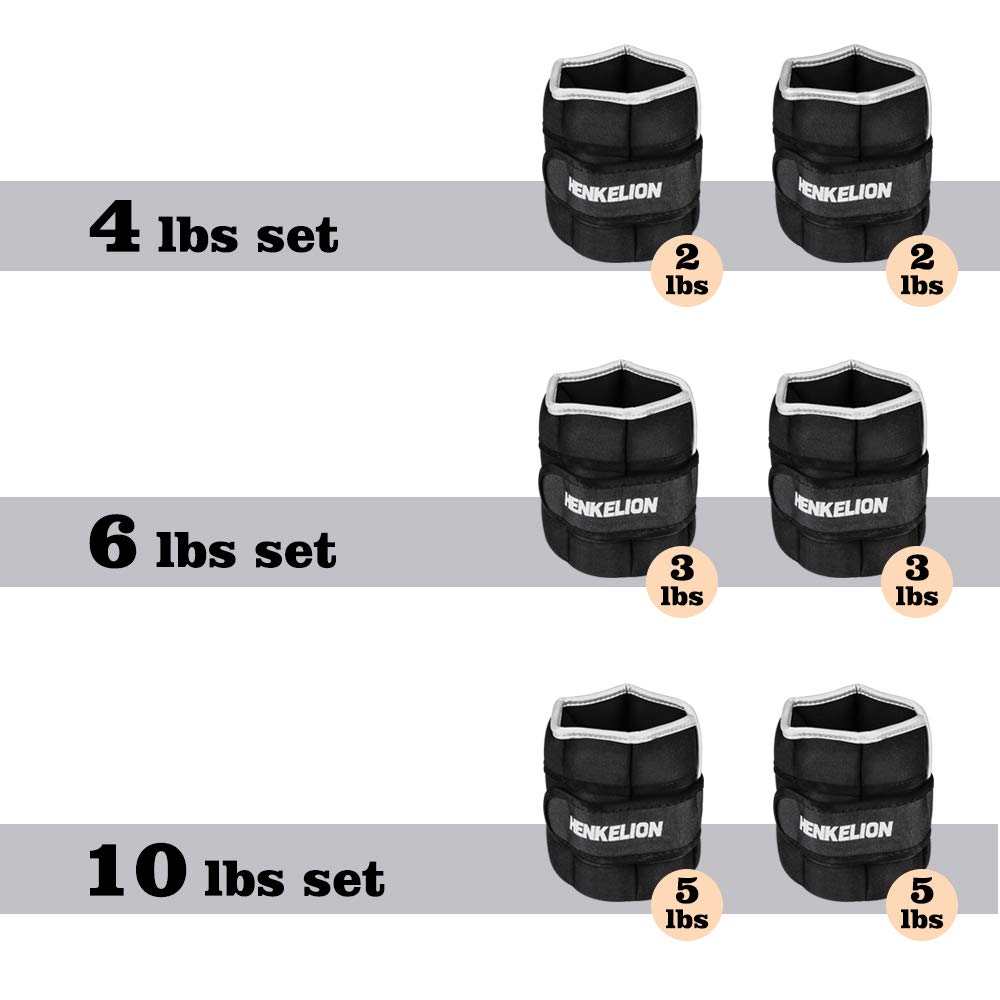 1 Pair Adjustable Ankle Weights Set X335194