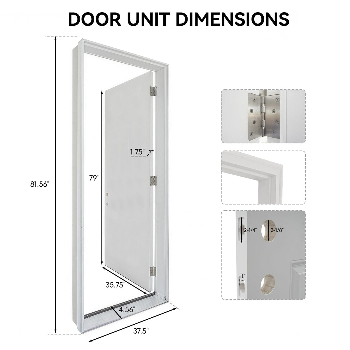 36"x80" Fiberglass Entry Door D875683