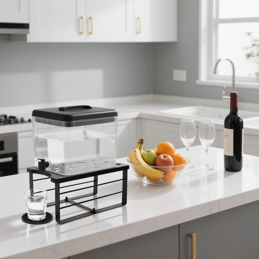 Water Filter Dispenser Stand with Silicone Coaster Z94890