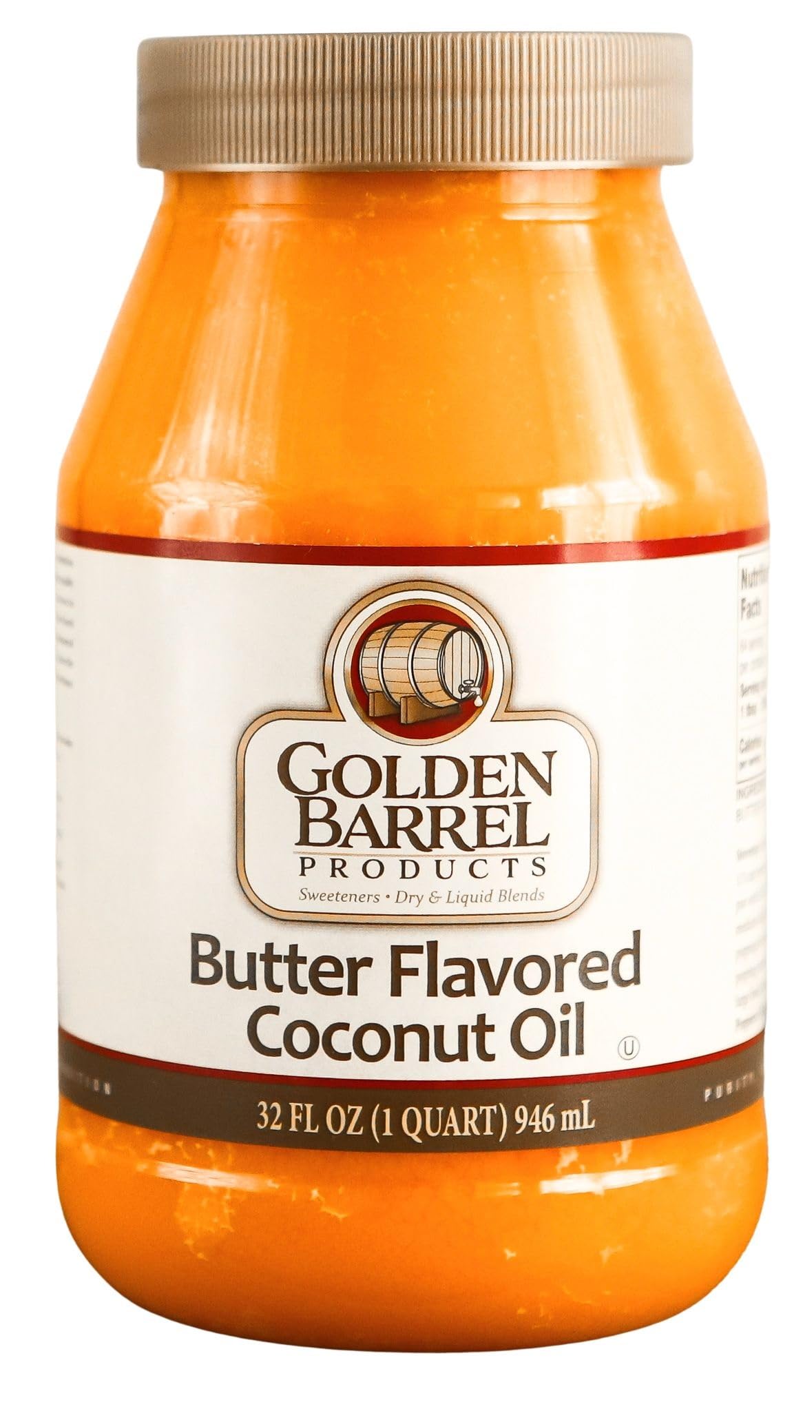 Butter Flavored Coconut Oil, 32 oz N20749