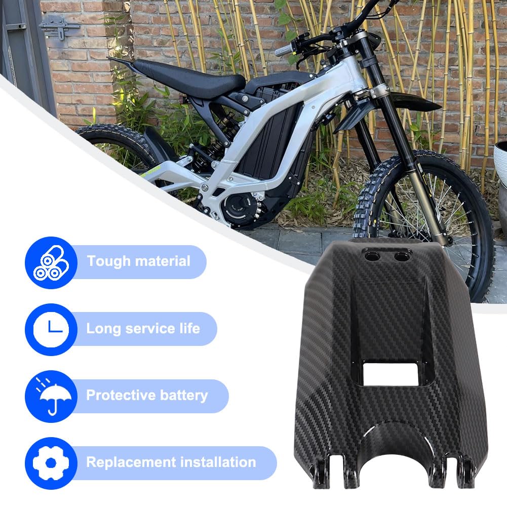 Carbon Fiber Battery Cover Guard for Electric Dirt Bike D35593