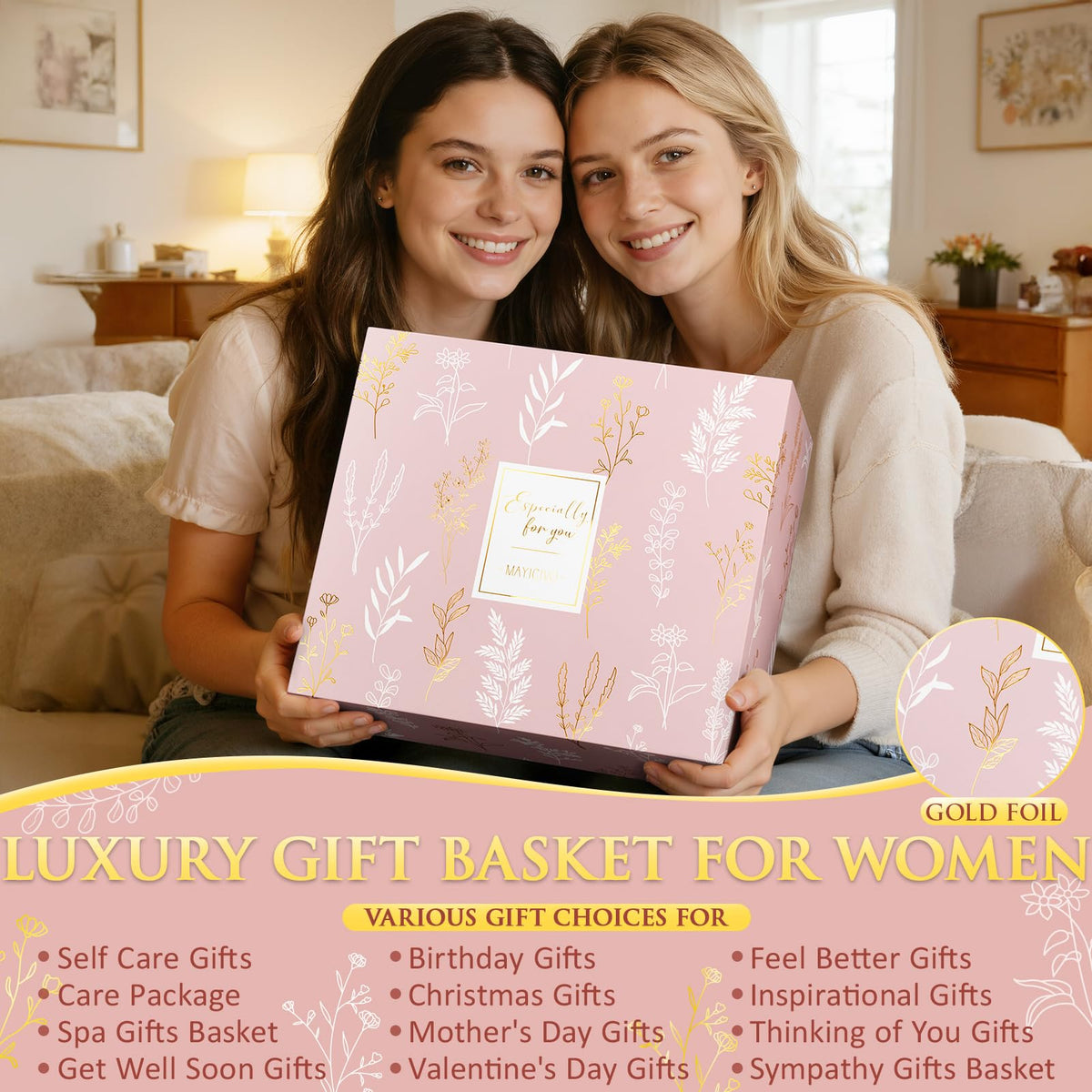 Spa Self Care Package Gift Baskets G3746
