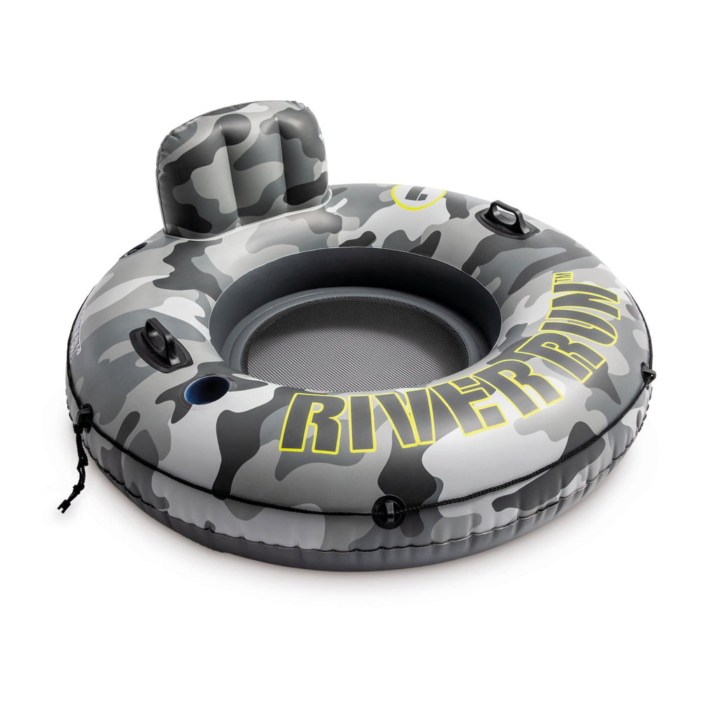 Inflatable Floating Water Tube Raft with Cup Holders, 4 Pack X8241