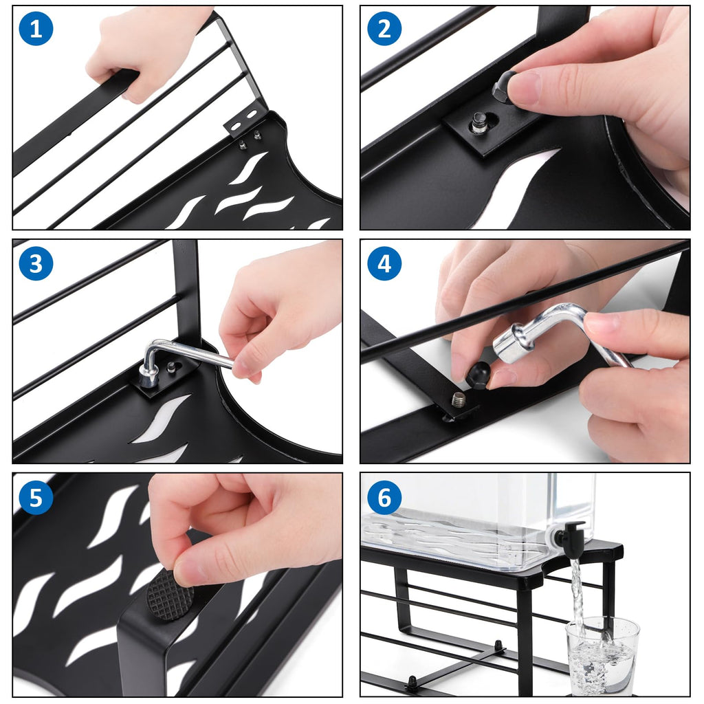 Water Filter Dispenser Stand with Silicone Coaster Z94890
