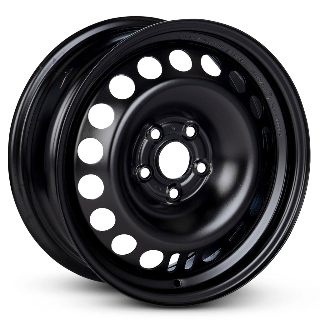 16 Inch Black Painted Steel Rim J966