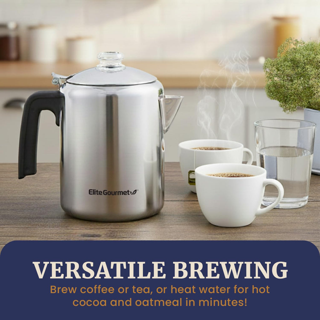8-Cup Stovetop Coffee Percolator Z18679