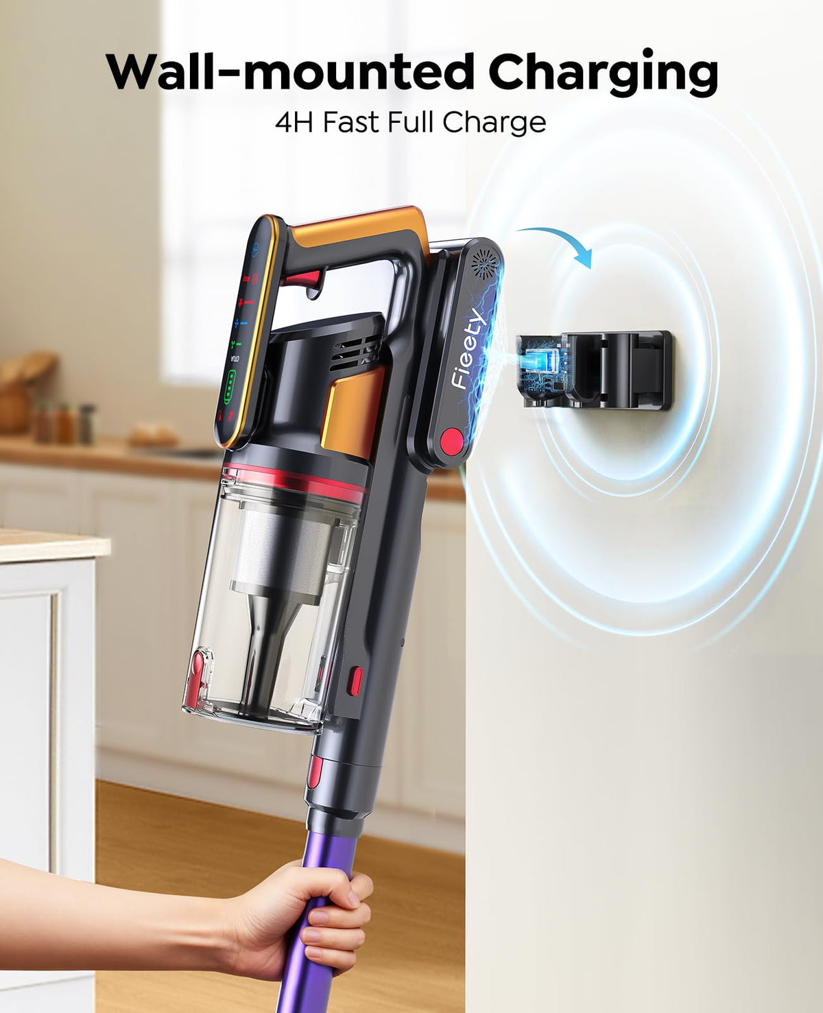 Cordless Stick Vacuum Cleaner 55KPa 650W Q944