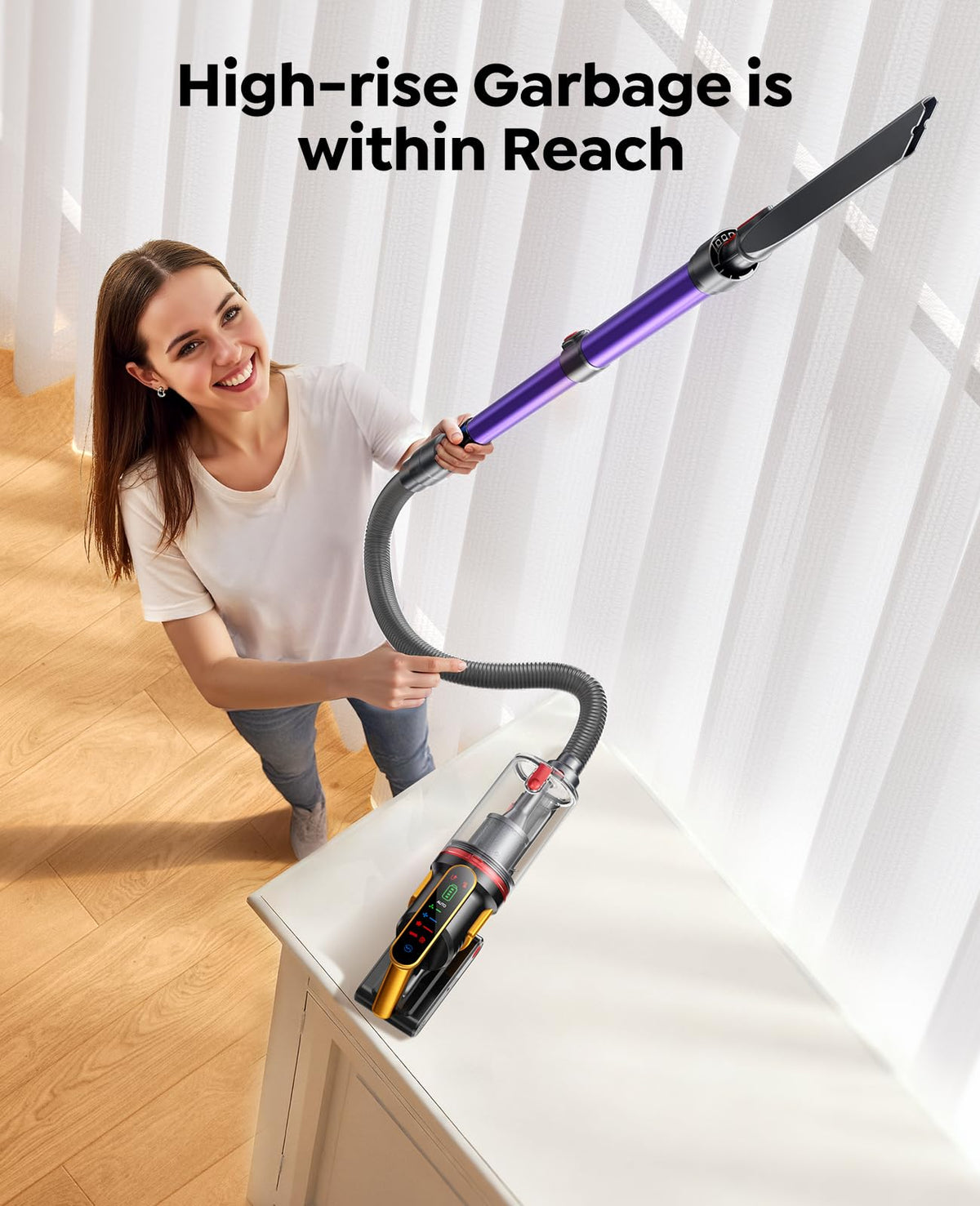 Cordless Stick Vacuum Cleaner 55KPa 650W Q944