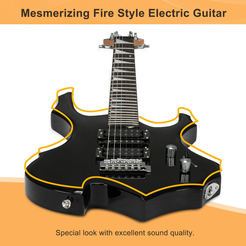 Black Electric Guitar with Accessories Pack G601532