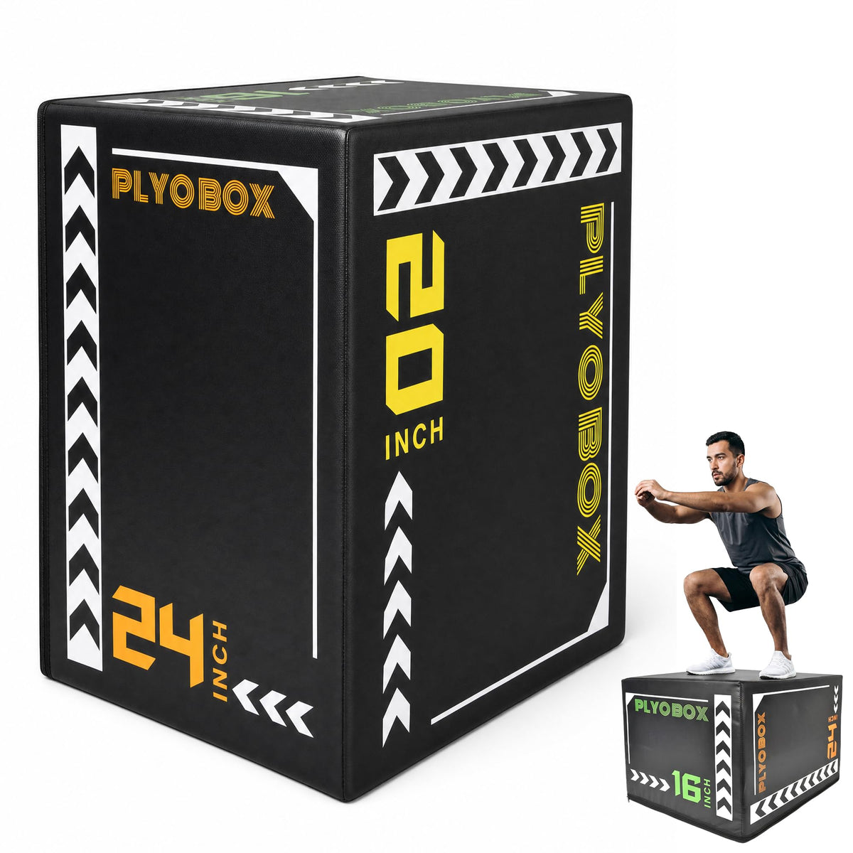 3-in-1 Foam Plyometric Jump Box V8422