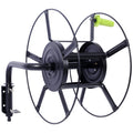 Black Heavy Duty Steel Swivel Hose Reel H84242