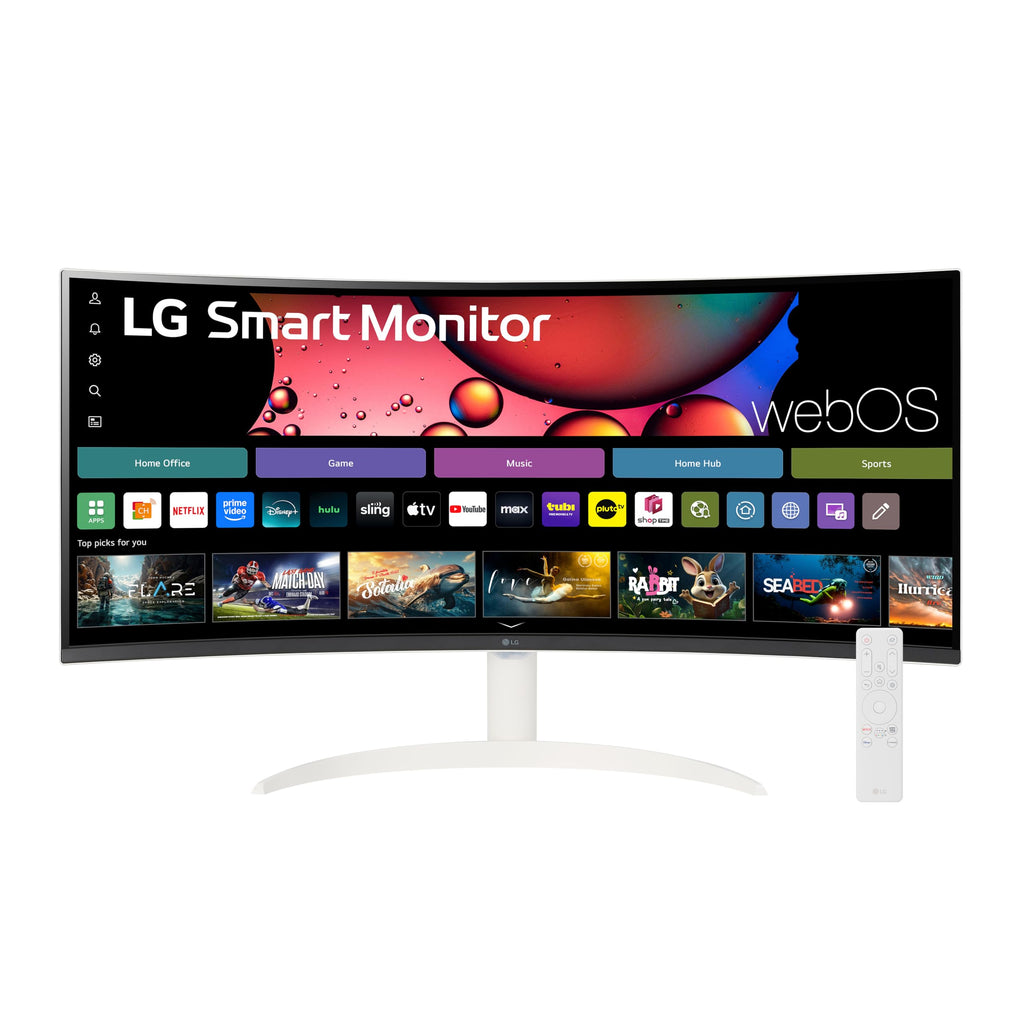 34-inch QHD Curved UltraWide Smart Monitor with Built-in Speaker O420