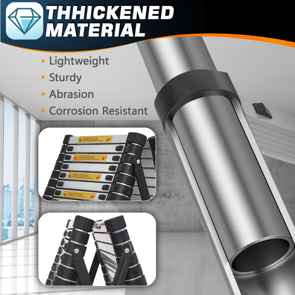 8.53 FT Aluminum Telescoping Ladder T117