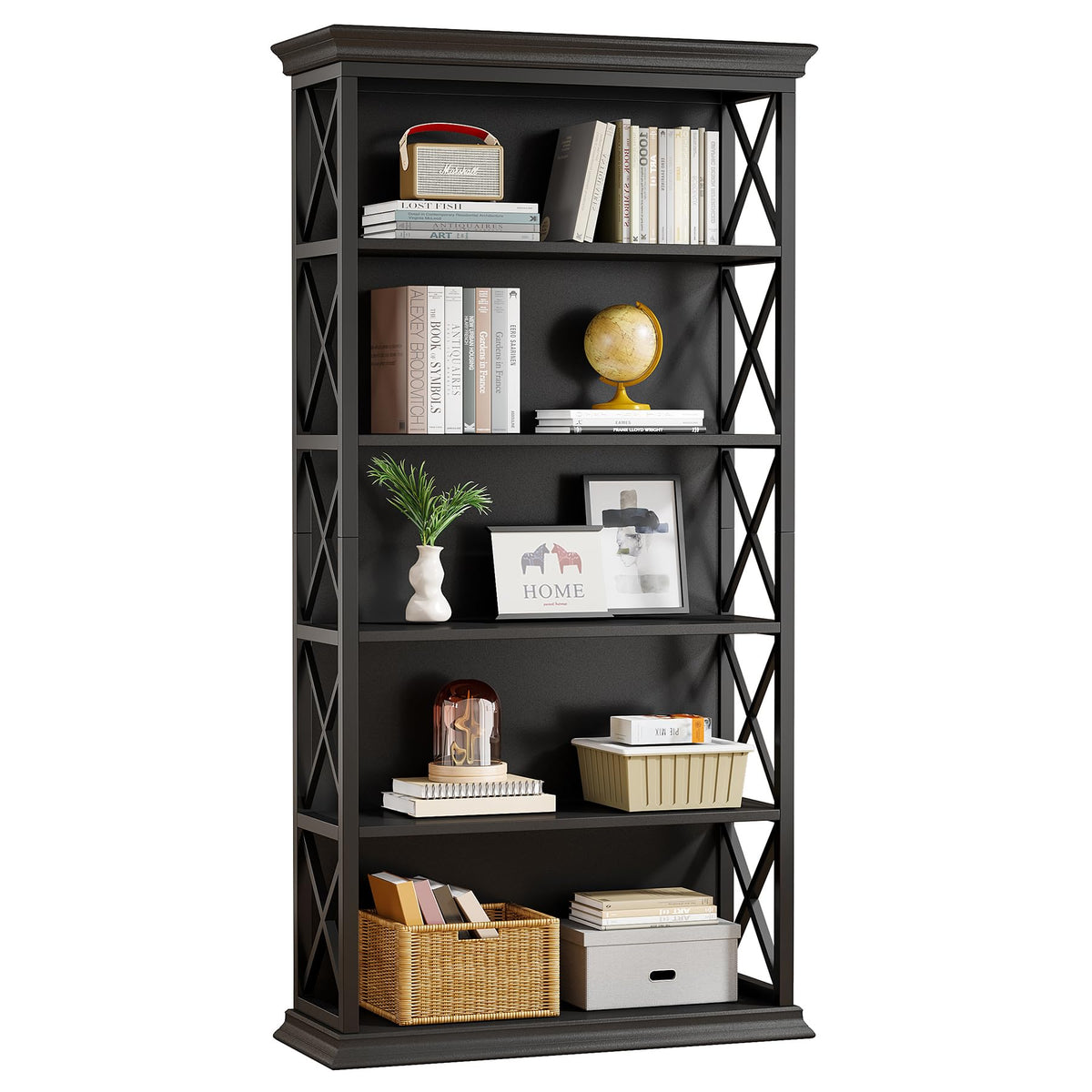 71 Inches 6-Tier Bookcase N1324