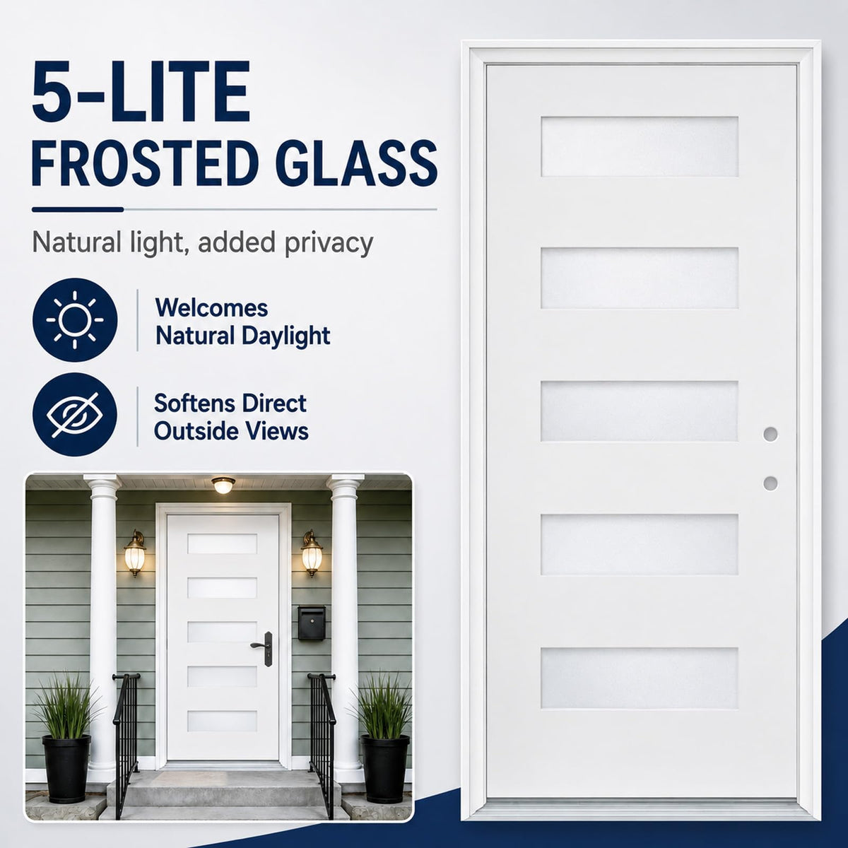 36"x80" Fiberglass Entry Door D875683