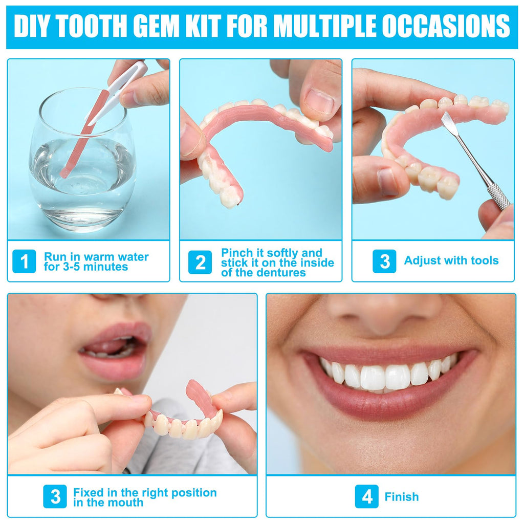 35 Pcs Dentures Repair Kit with Tools F388335