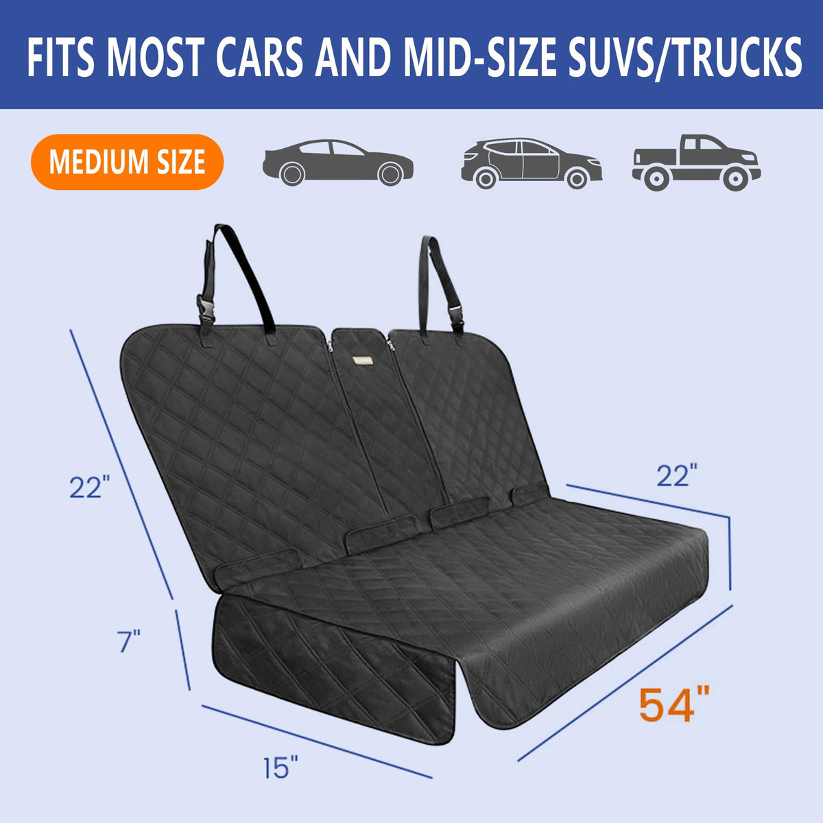 900D Oxford Waterproof Car Seat Cover B269