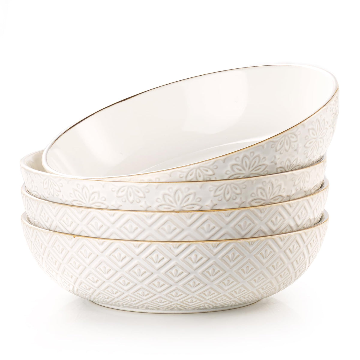36 oz Set of 4 Ceramic Pasta Bowl T50920