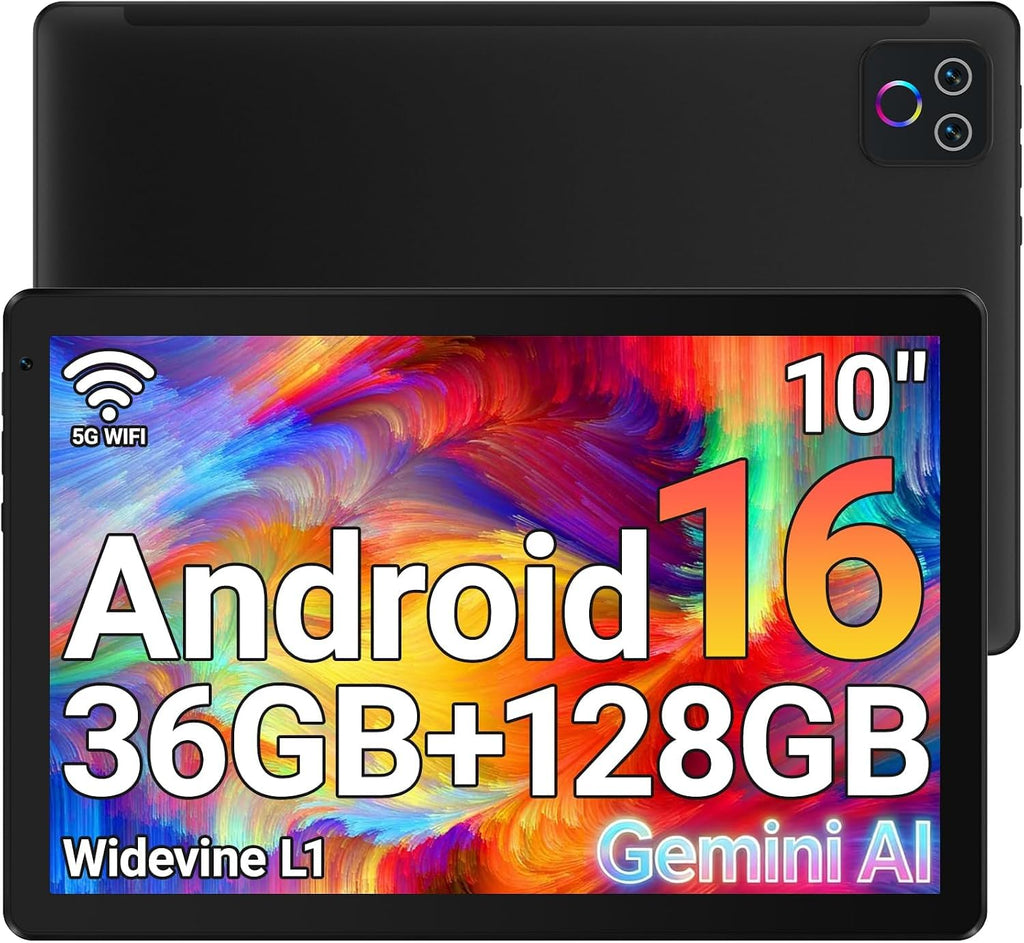 10.1" Android 16 Tablet Octa-core 36GB+128GB Dual Camera A11033