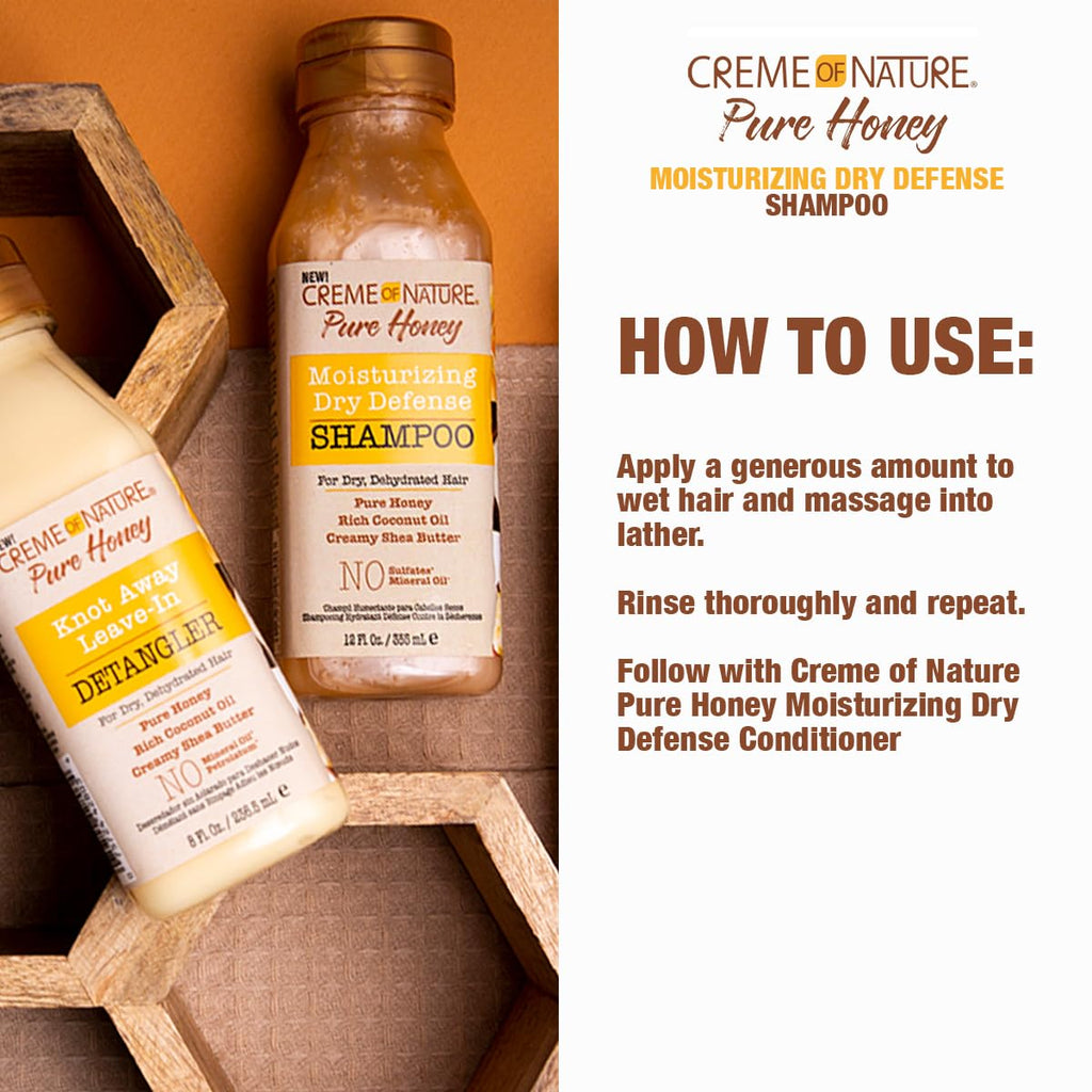 Honey Coconut Oil Shea Butter Shampoo and Leave In Detangler S666072