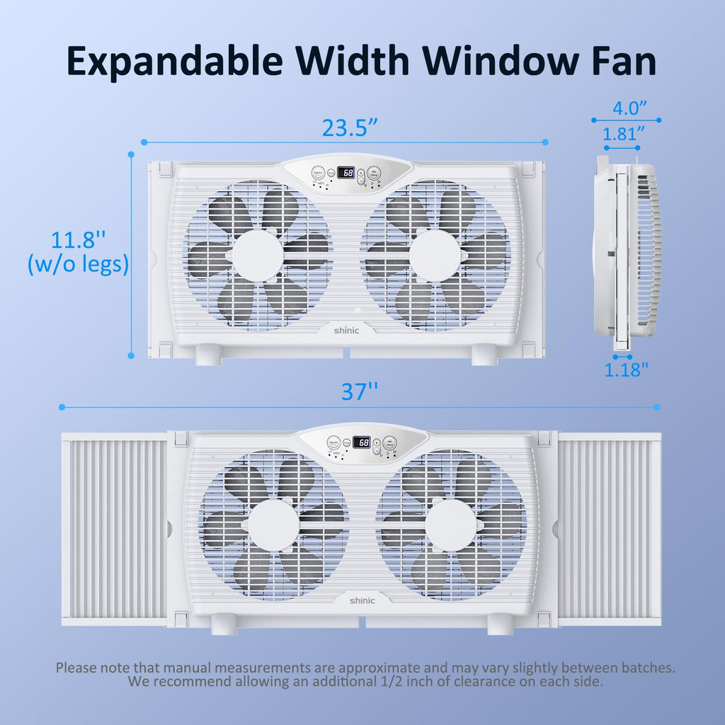 9'' Window Fan with Thermostat L7604