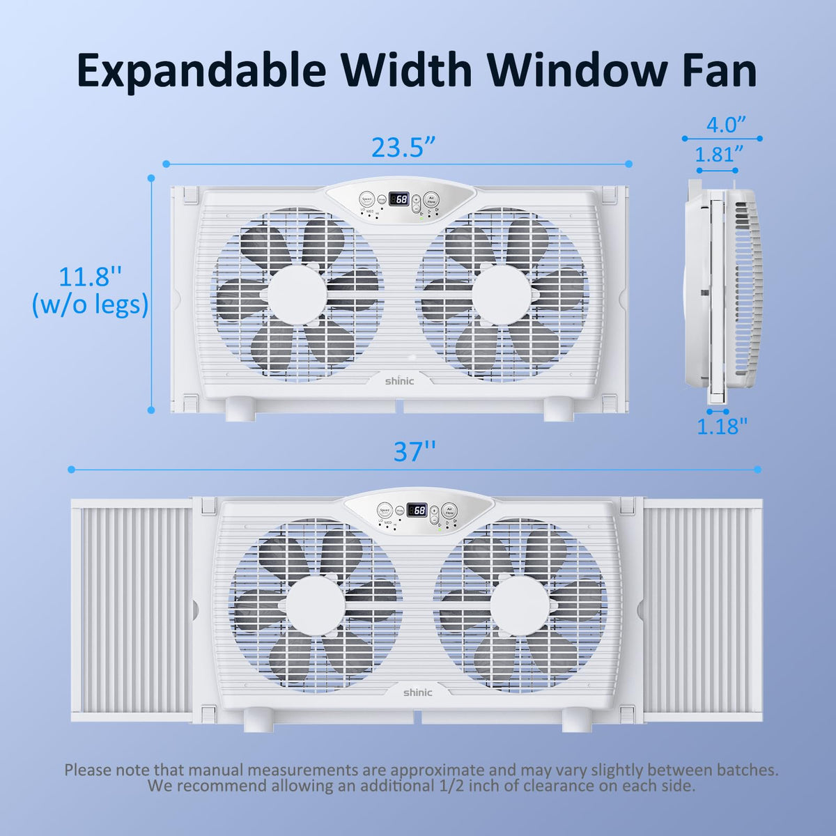 9'' Window Fan with Thermostat L7604