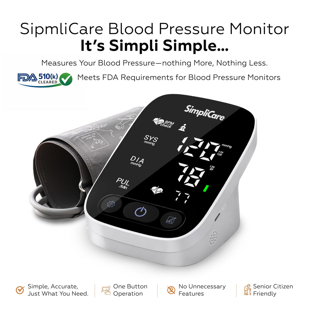 Blood Pressure Monitor with XL Cuff and LED Display U1816