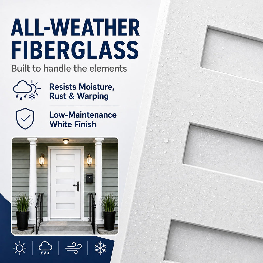 36"x80" Fiberglass Entry Door D875683