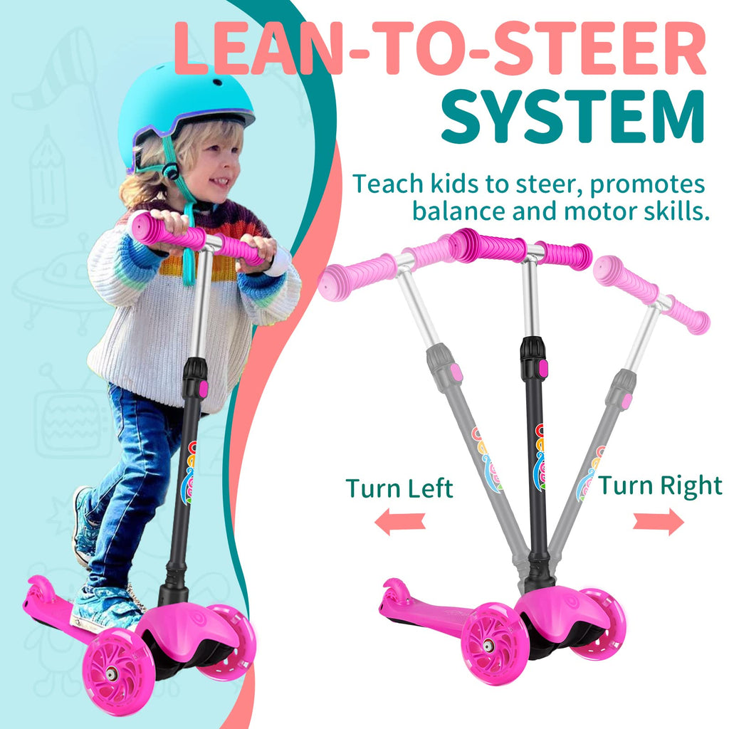 3 Wheel Kids Scooter with Light up Wheels X8763