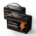 12V 100Ah LiFePO4 Lithium Battery 2 Pack F339
