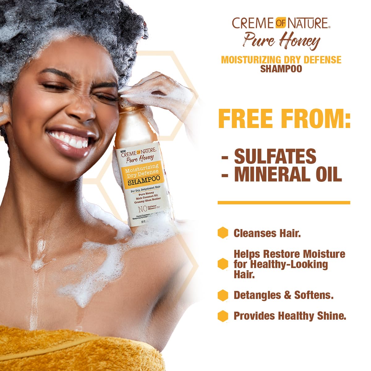 Honey Coconut Oil Shea Butter Shampoo and Leave In Detangler S666072