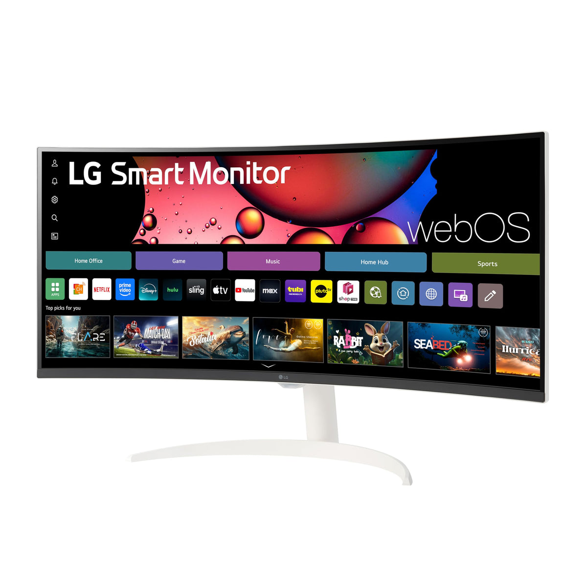 34-inch QHD Curved UltraWide Smart Monitor with Built-in Speaker O420
