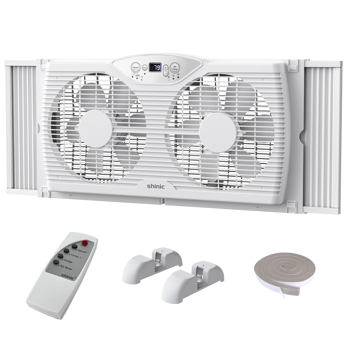 9'' Window Fan with Thermostat L7604