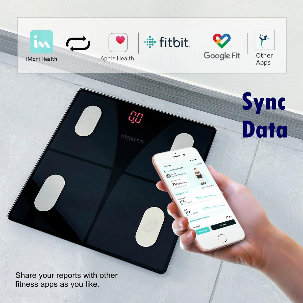 Digital Bathroom Scale J243